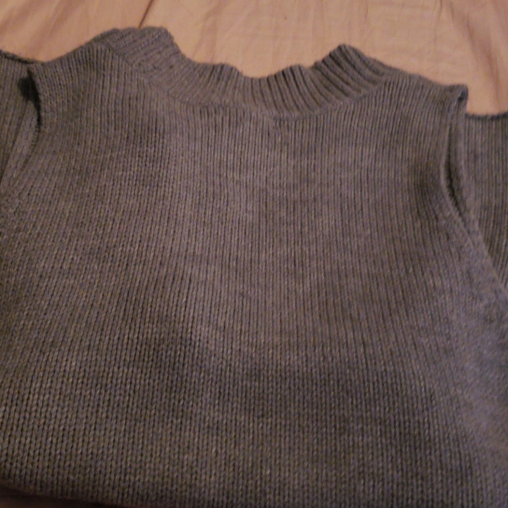 Open sweater with belt - Picture 4 of 4